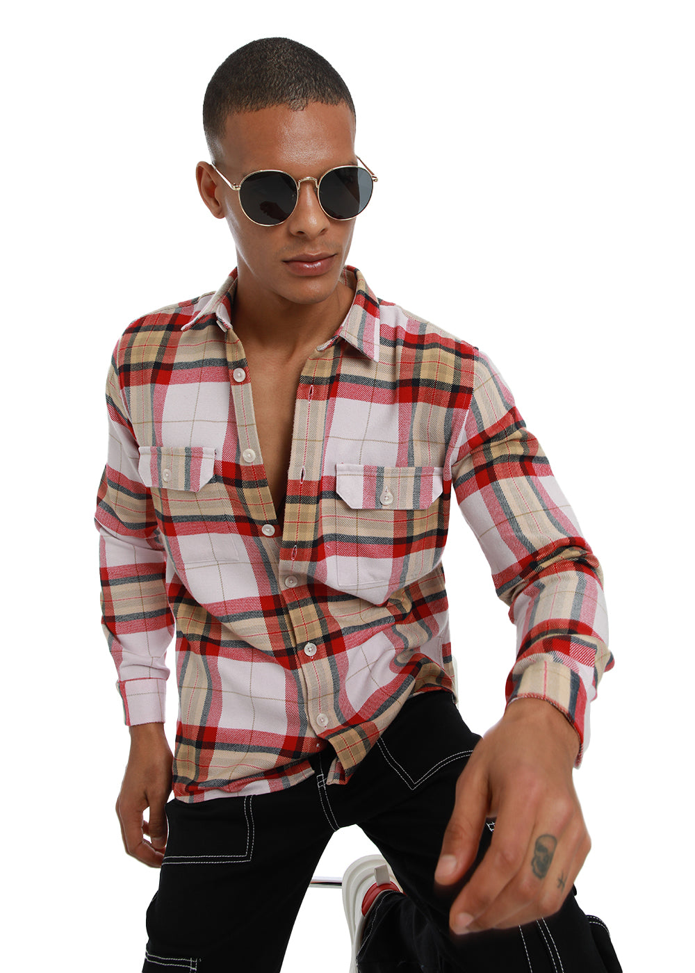 Modern Brushed Cotton Check Shirt