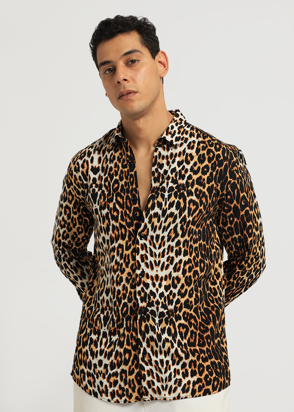 Leopard Print Full sleeve shirt