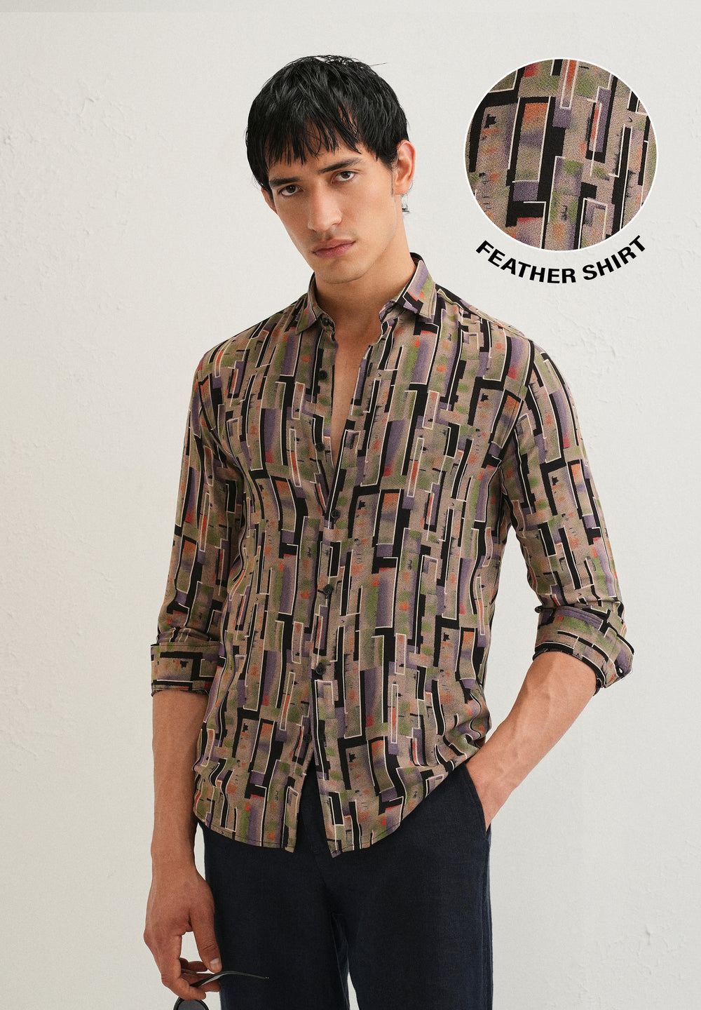 Violet Feather Shirt