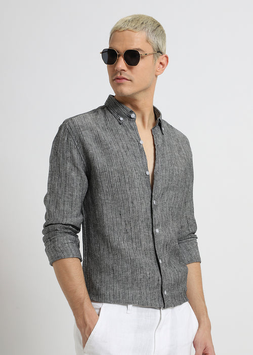 Gris Pure Irish Linen Shirt