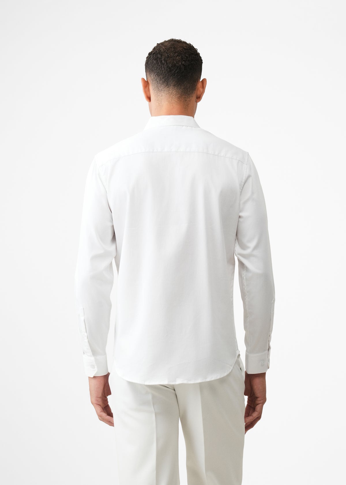 Mist White Flapper Designer Shirt