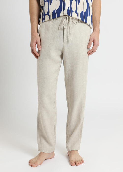 Sand Brown Linen pant