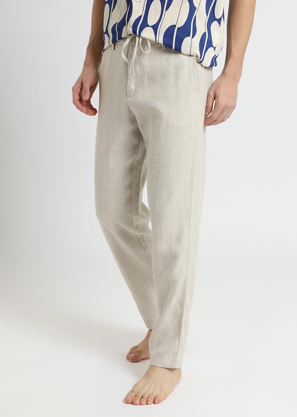 Sand Brown Linen pant