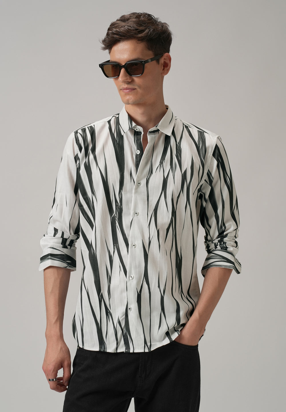 Abstract Black Shirt
