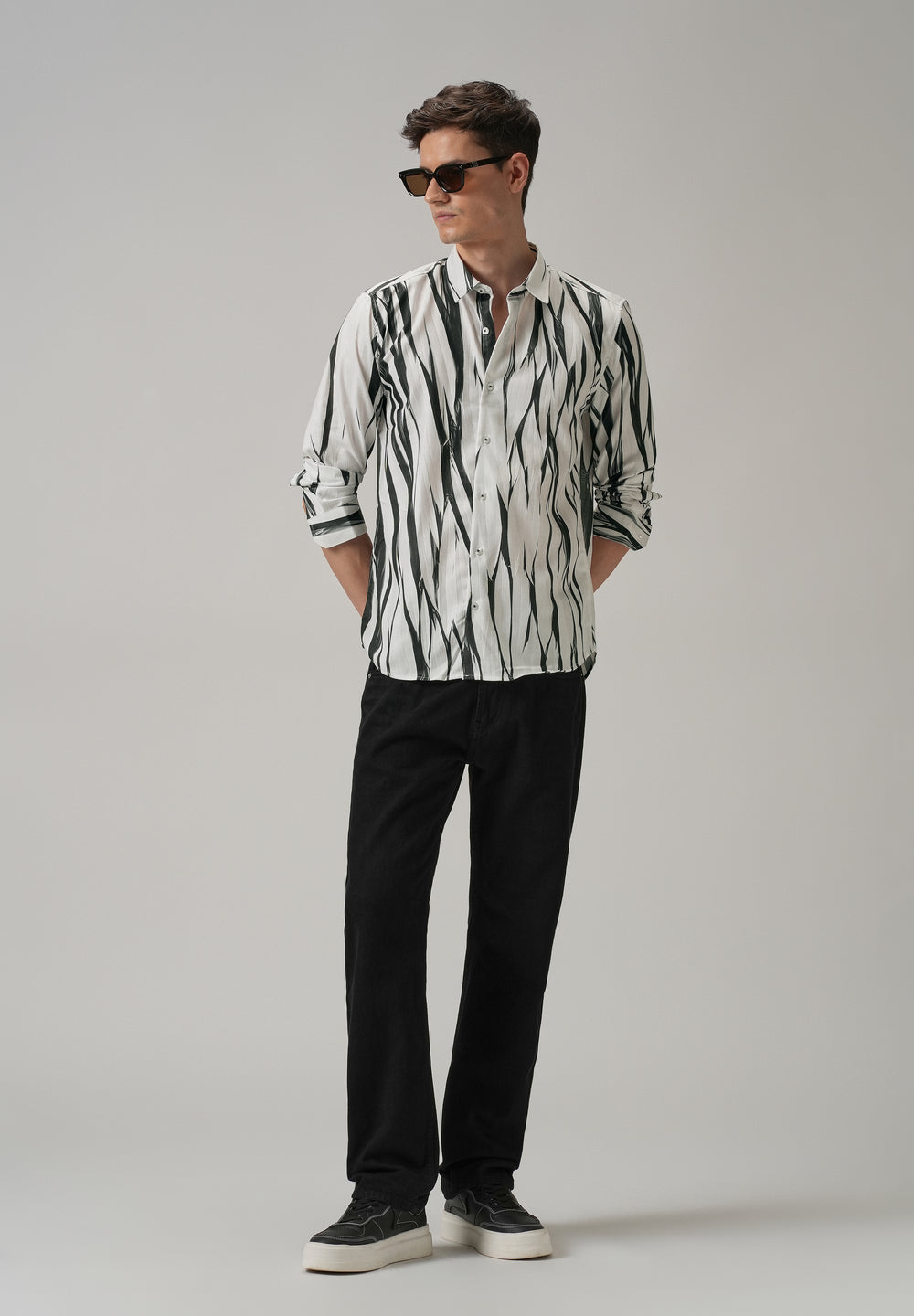 Abstract Black Shirt