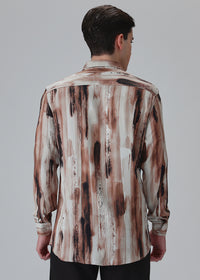 Banana Dot Pattern Print Men Long Robe