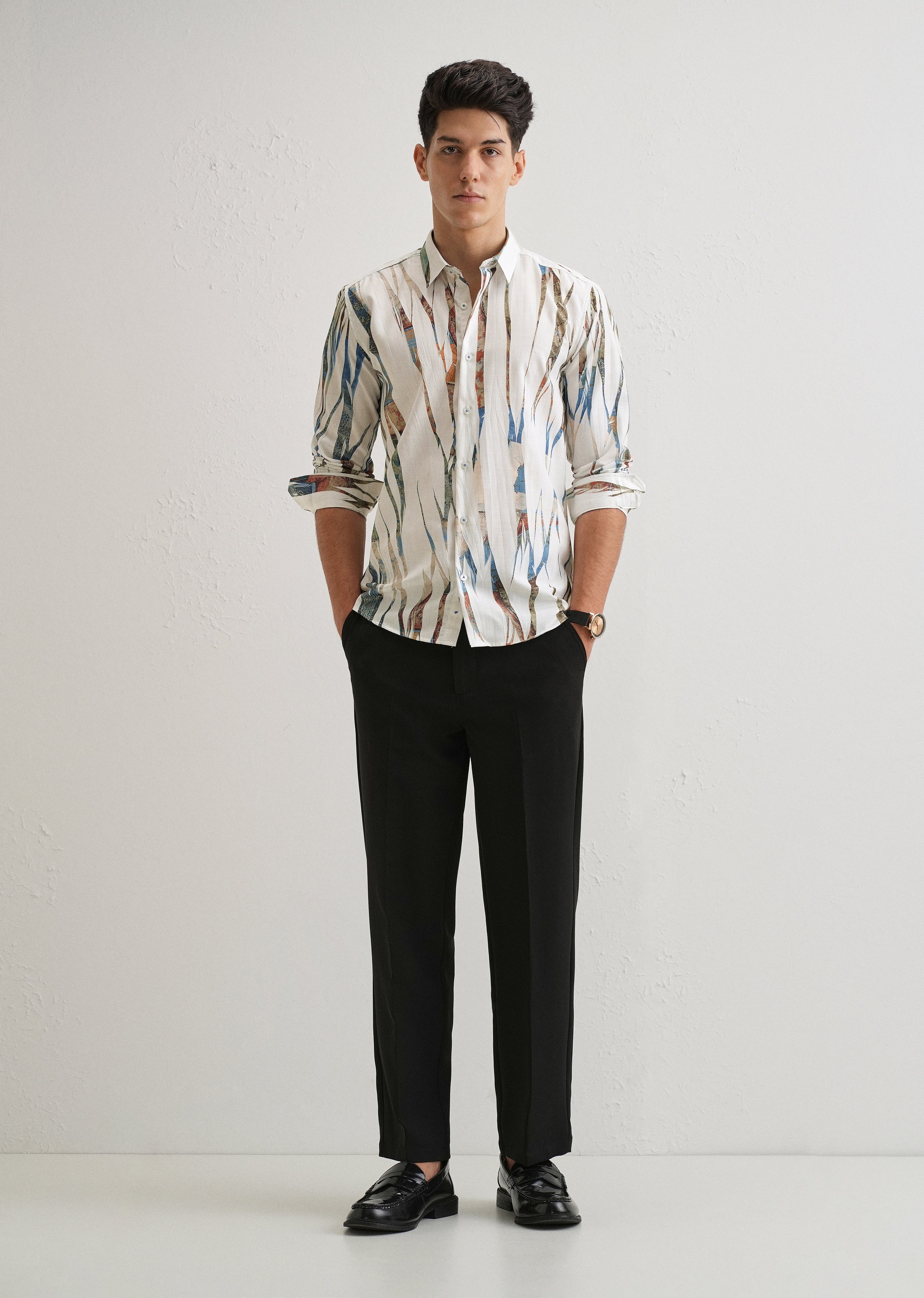 Abstract Brushstroke Shirt