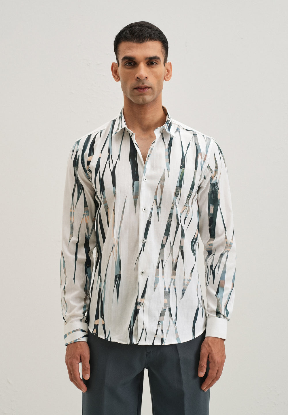 Abstract Green Shirt