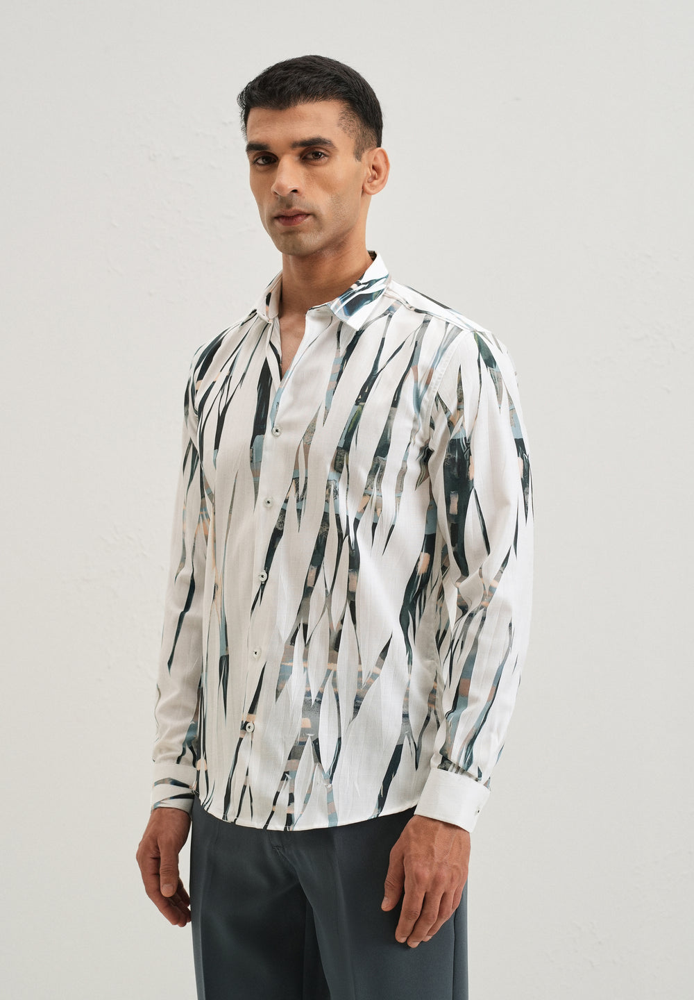 Abstract Green Shirt