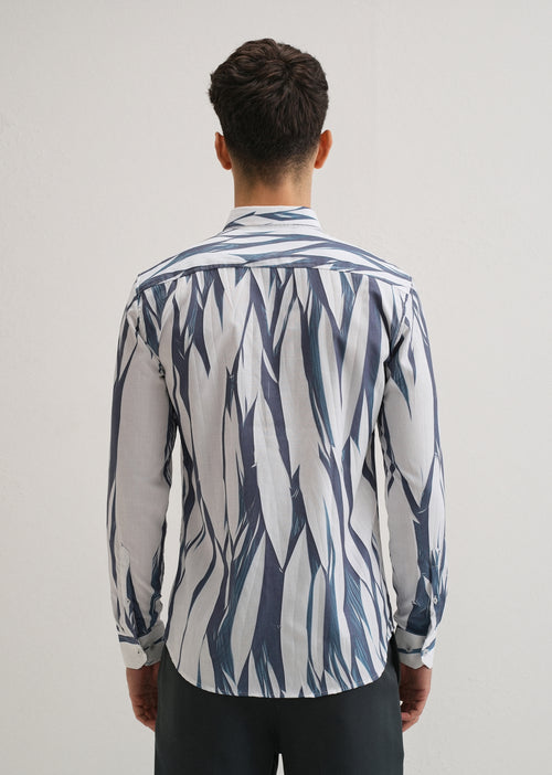 Abstract Grey Shirt