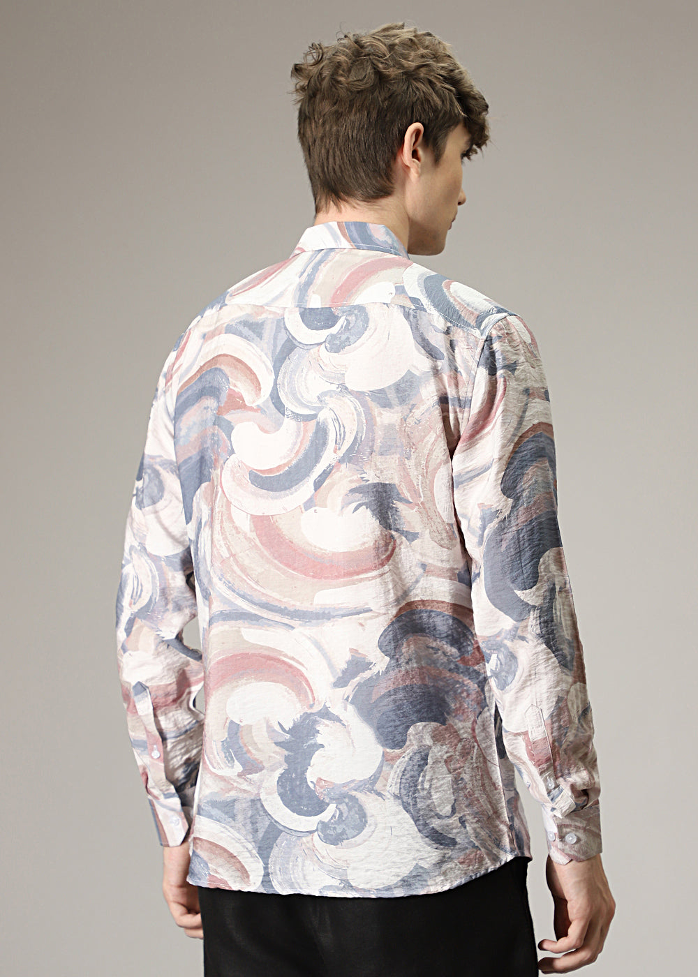 Abstract Multicolour Print Shirt