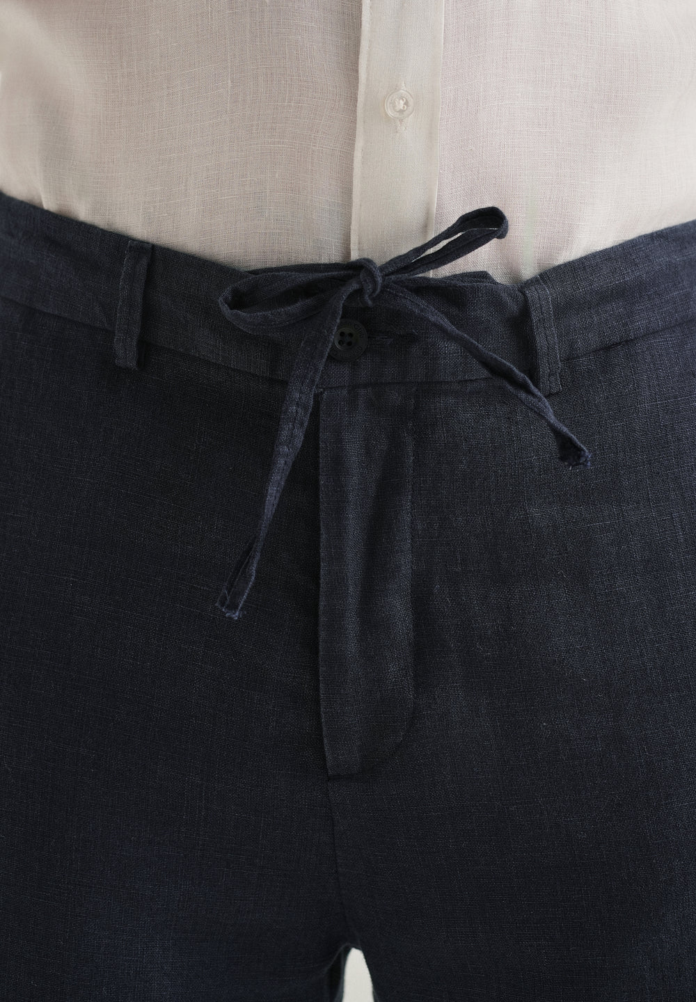 Admiral Blue Linen Pant
