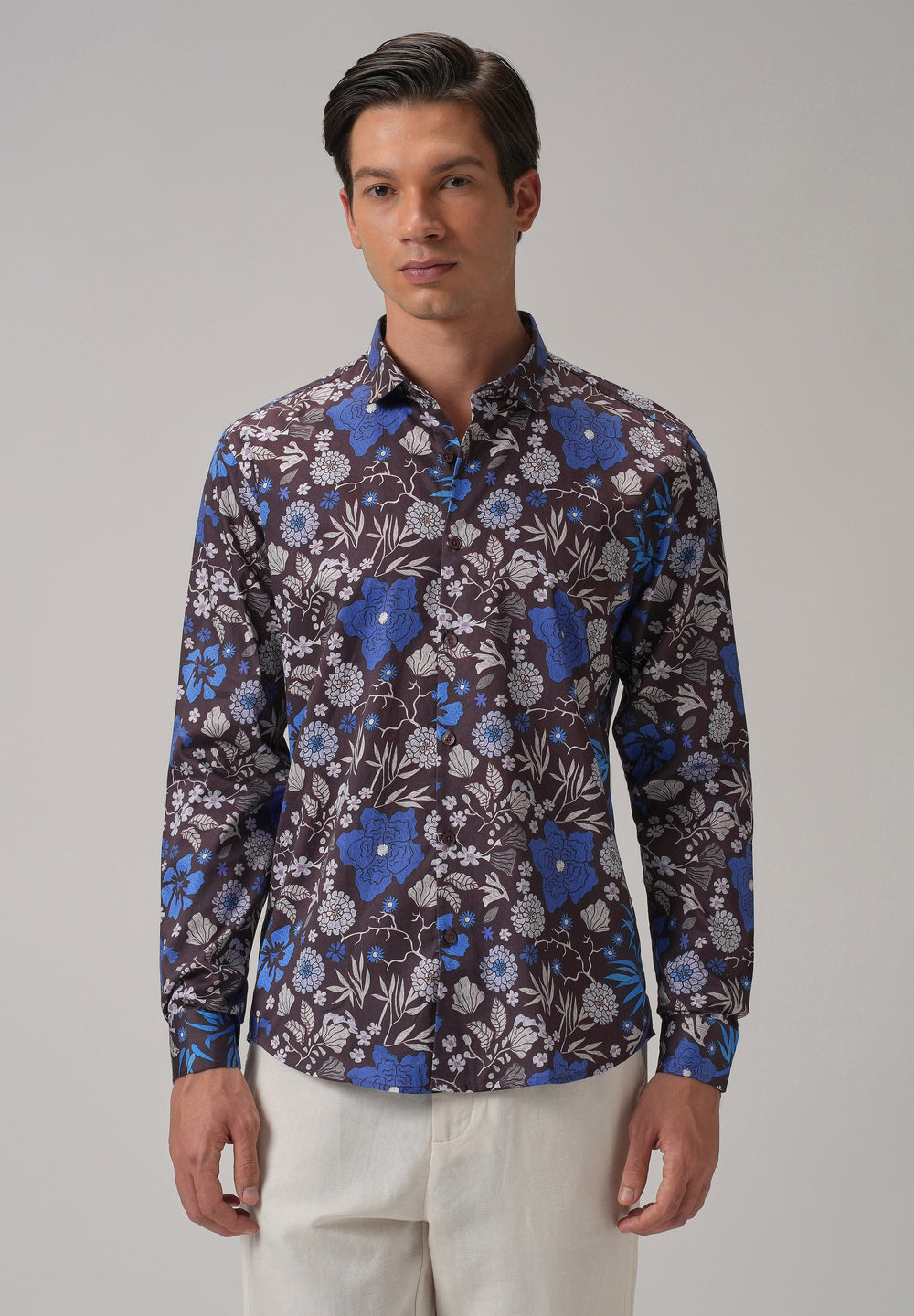All Over Floral Printed Full Sleeve Shirt
