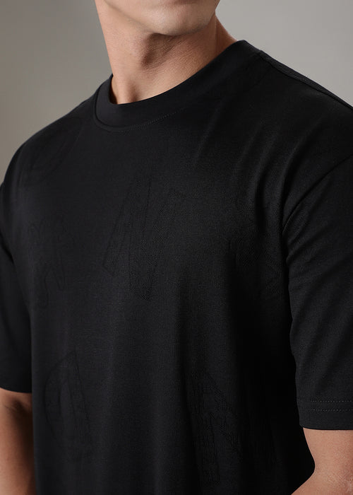 Alpha Black Oversized T-shirt