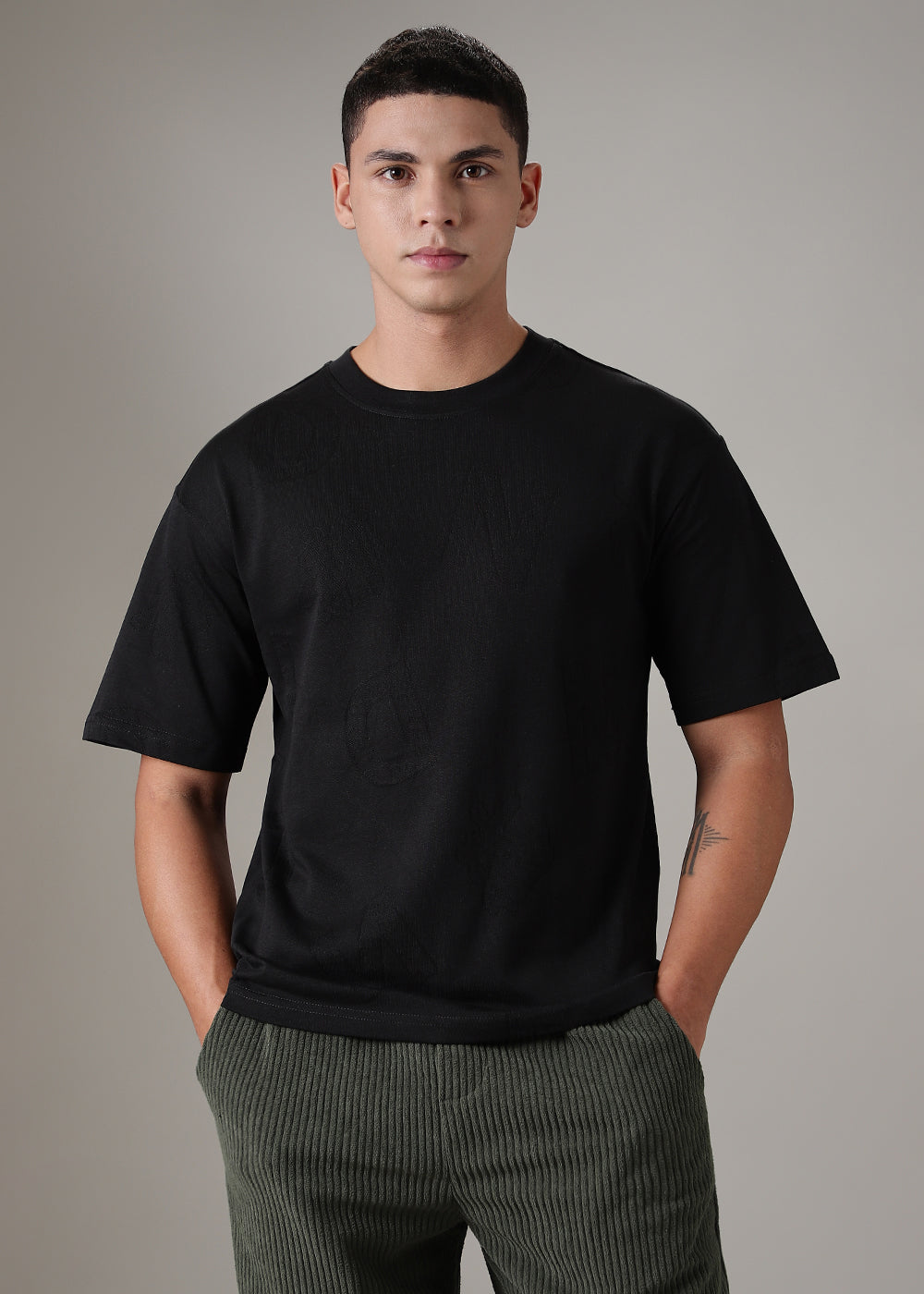 Alpha Black Oversized T-shirt