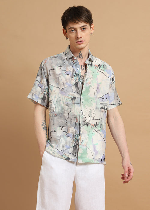 Alpine Aura Printed Shirt