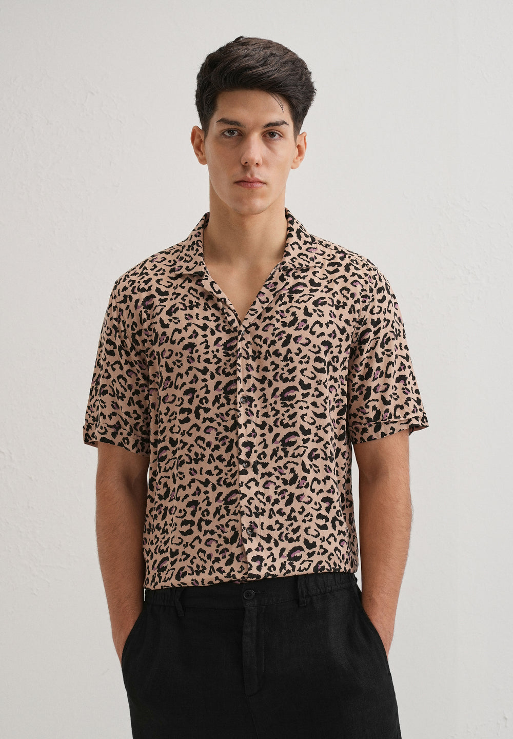 Animalistic Print Half sleeve shirt