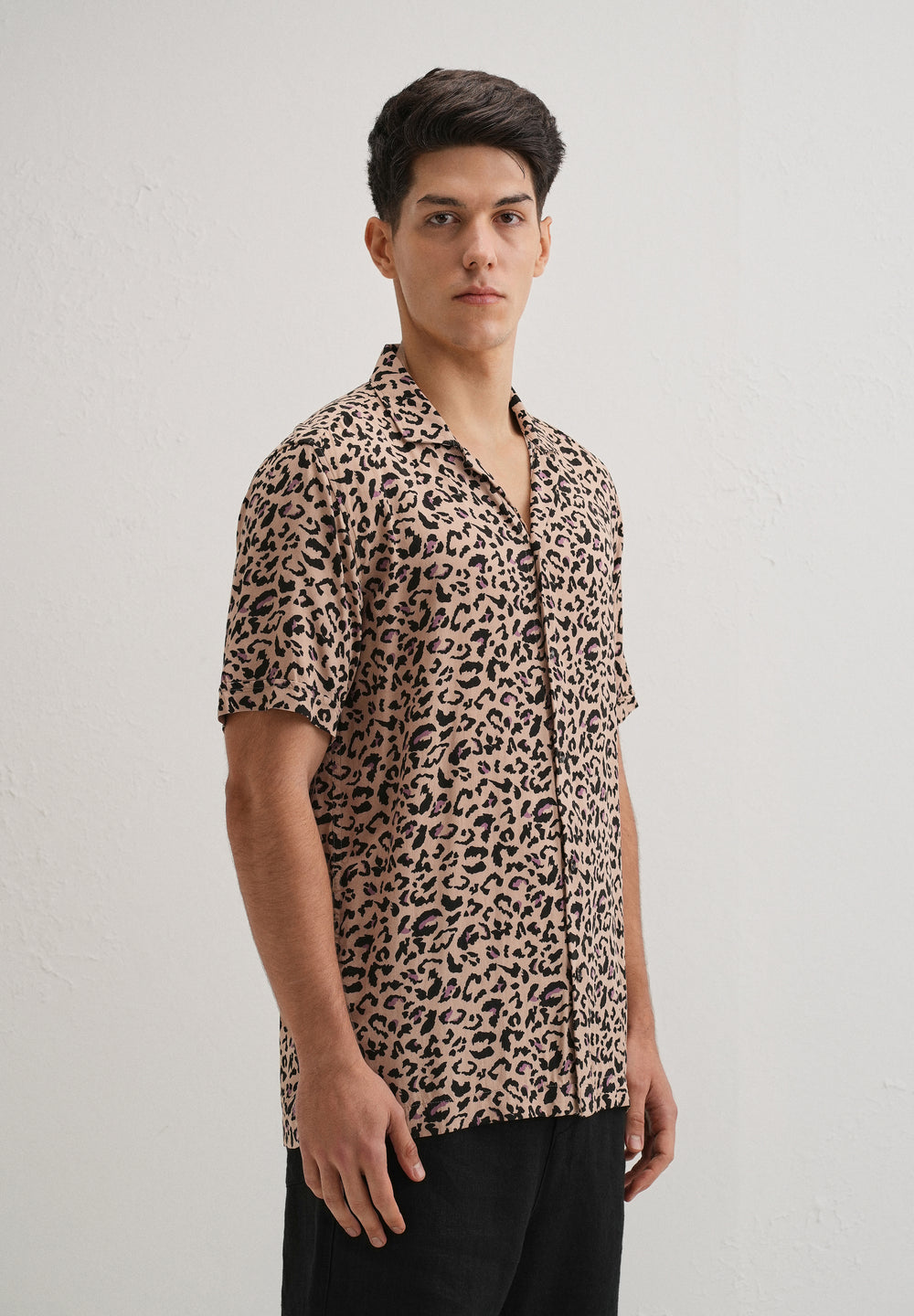Animalistic Print Half sleeve shirt