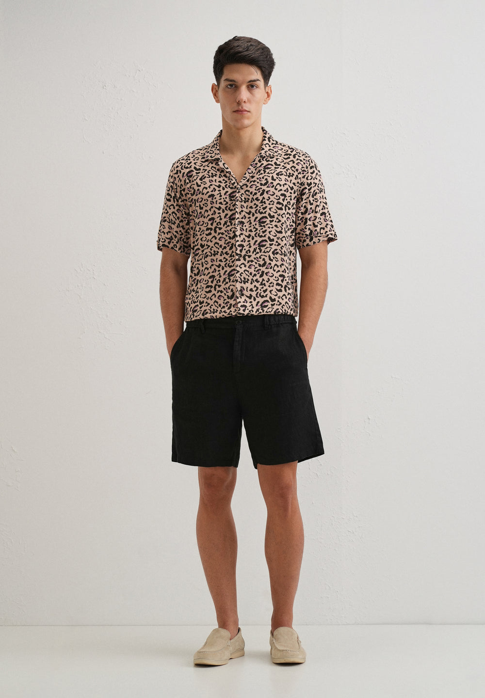 Animalistic Print Half sleeve shirt