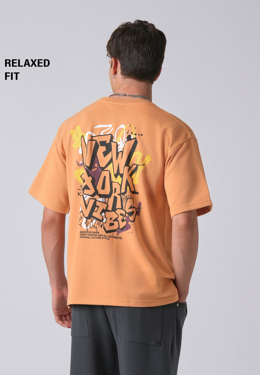 Apricot Orange Oversized T-shirt