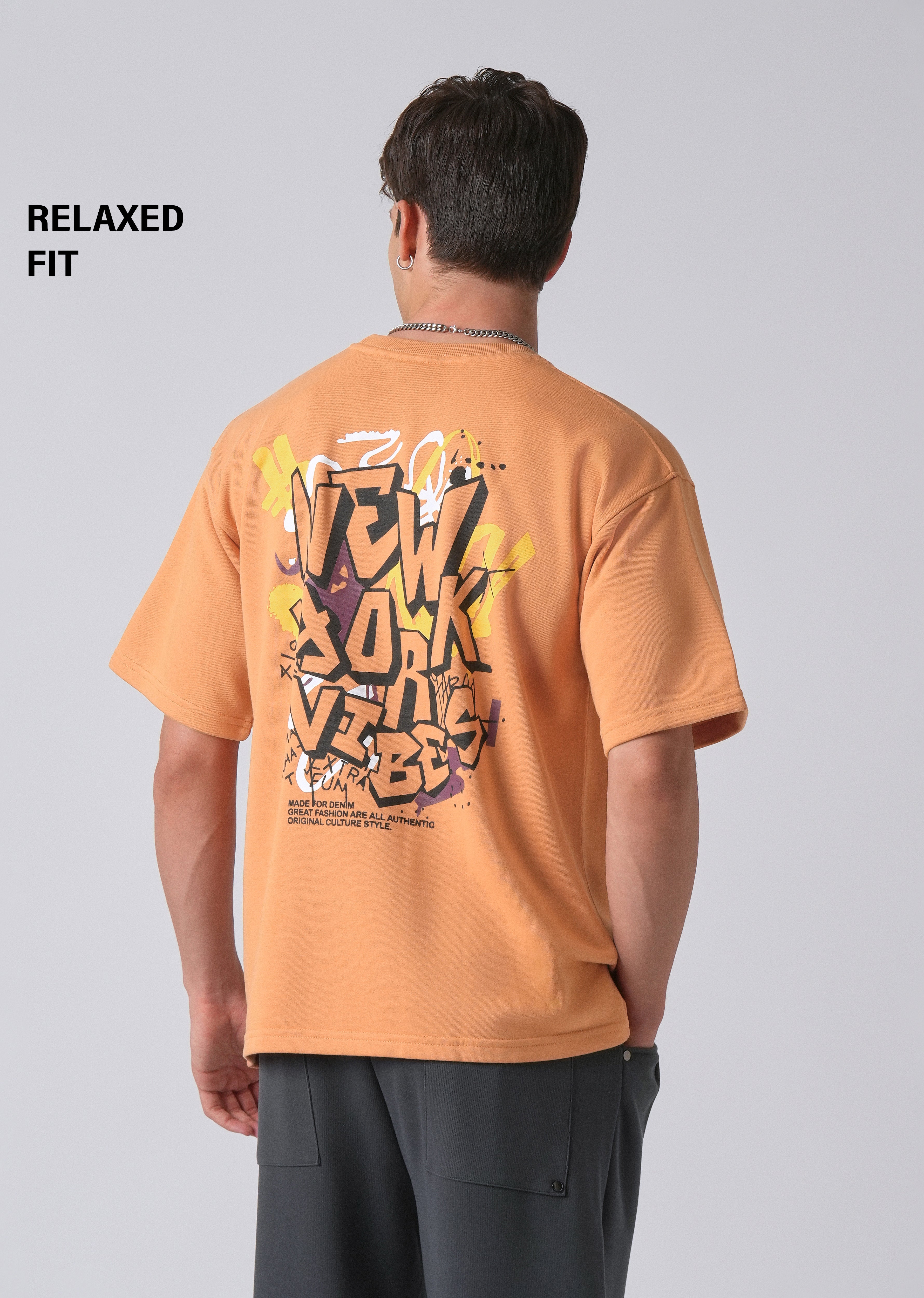 Apricot Orange Oversized T-shirt