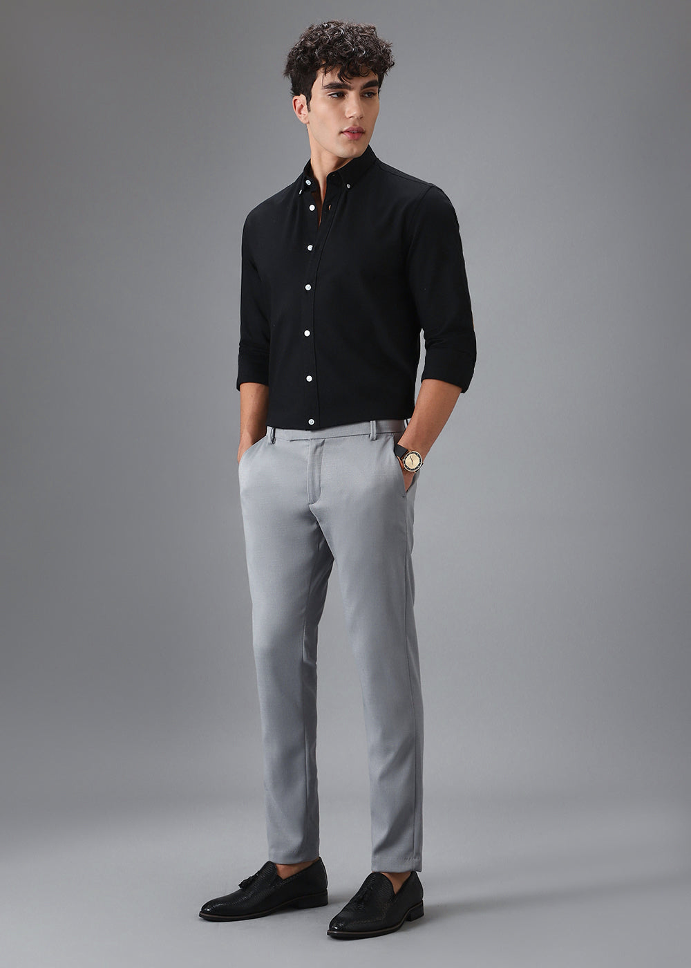 Ash Grey Formal Trouser