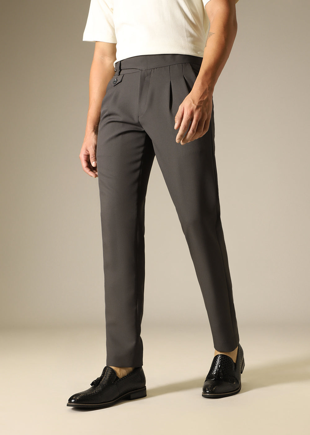 Slate Grey Gurkha Pant