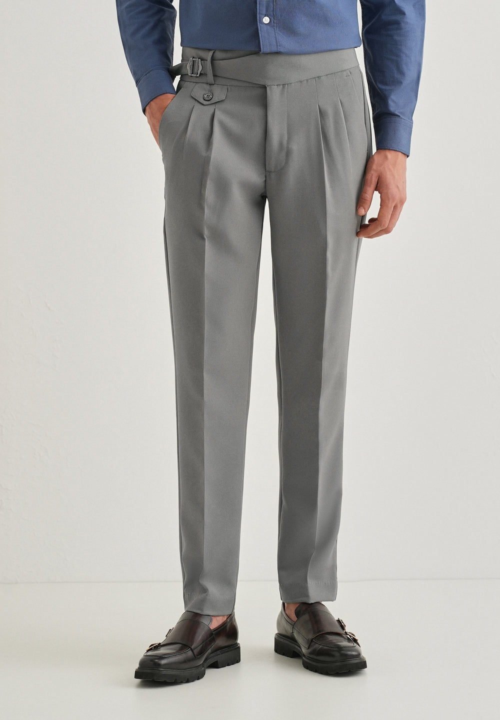 Ash Olive Gurkha Pant