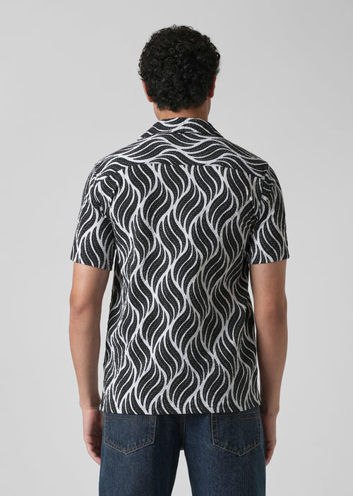 Autumn Leaf White Popcorn Shirt
