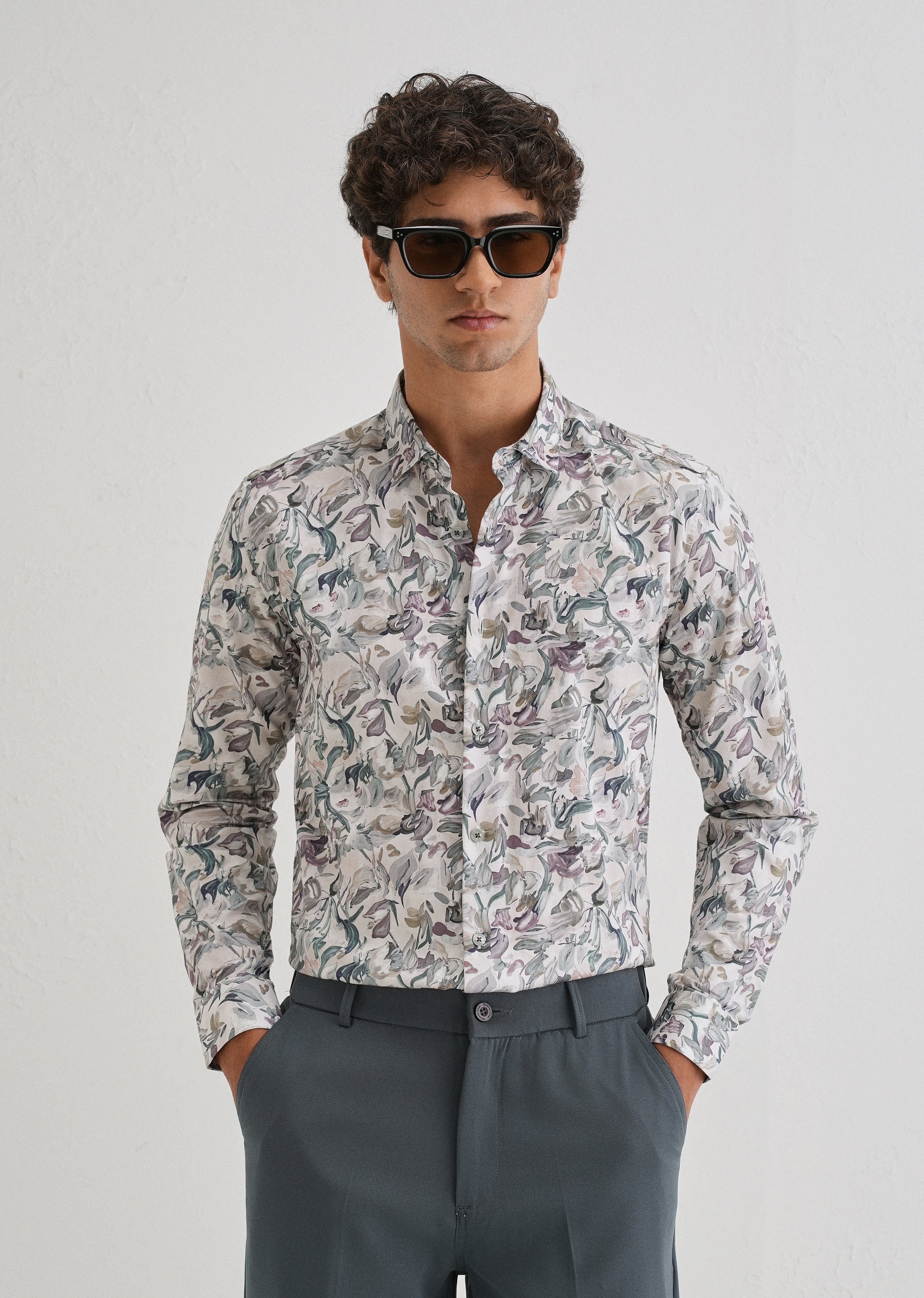 Azalea Floral Printed Shirt
