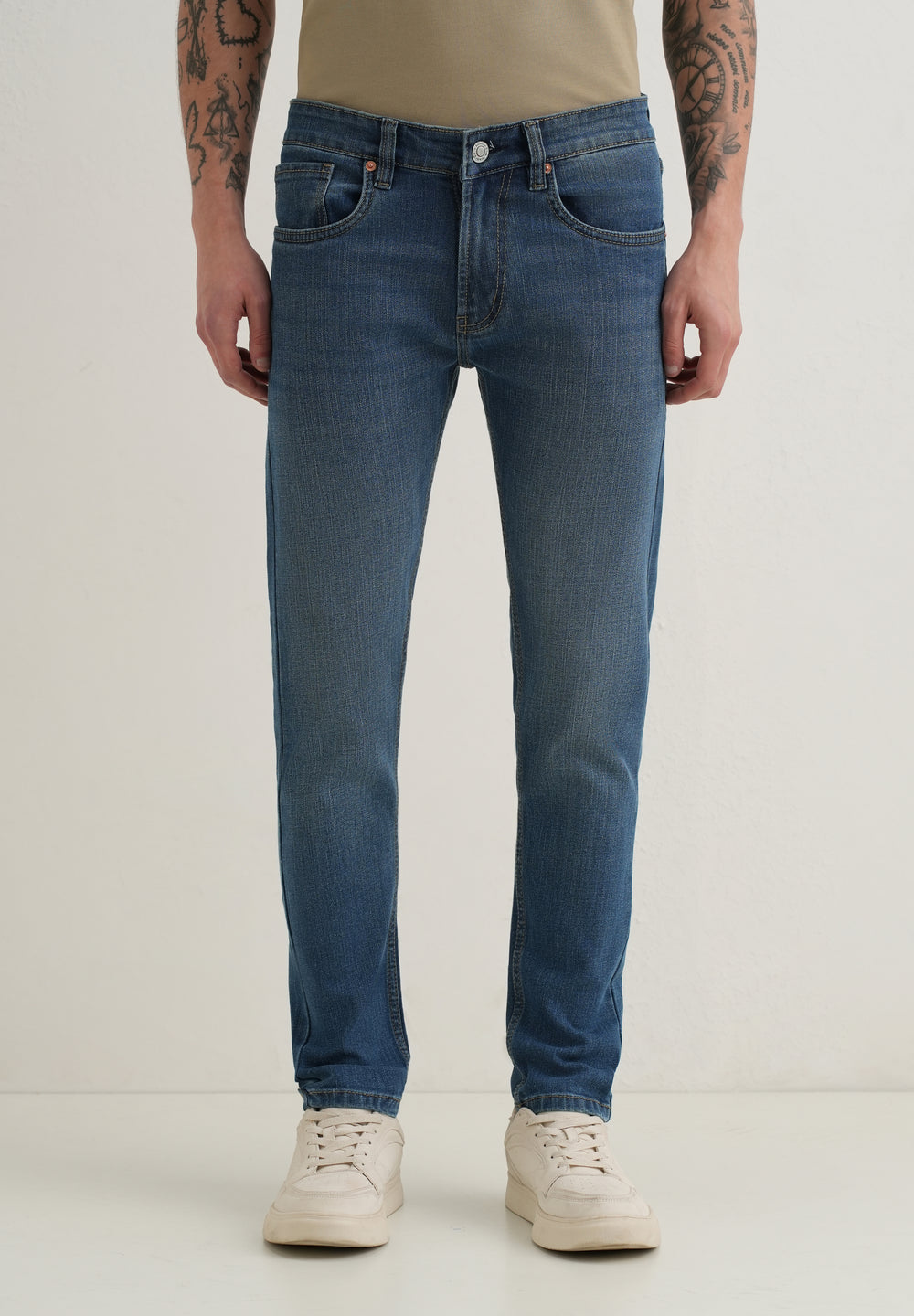 Azora Blue Slim fit Jeans