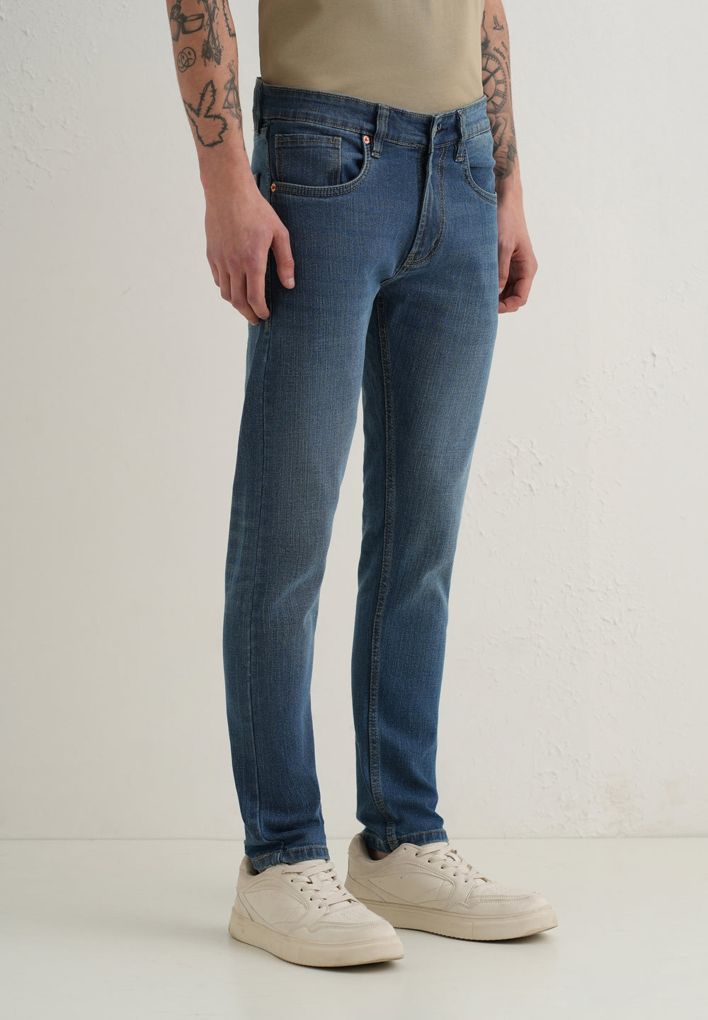 Azora Blue Slim fit Jeans