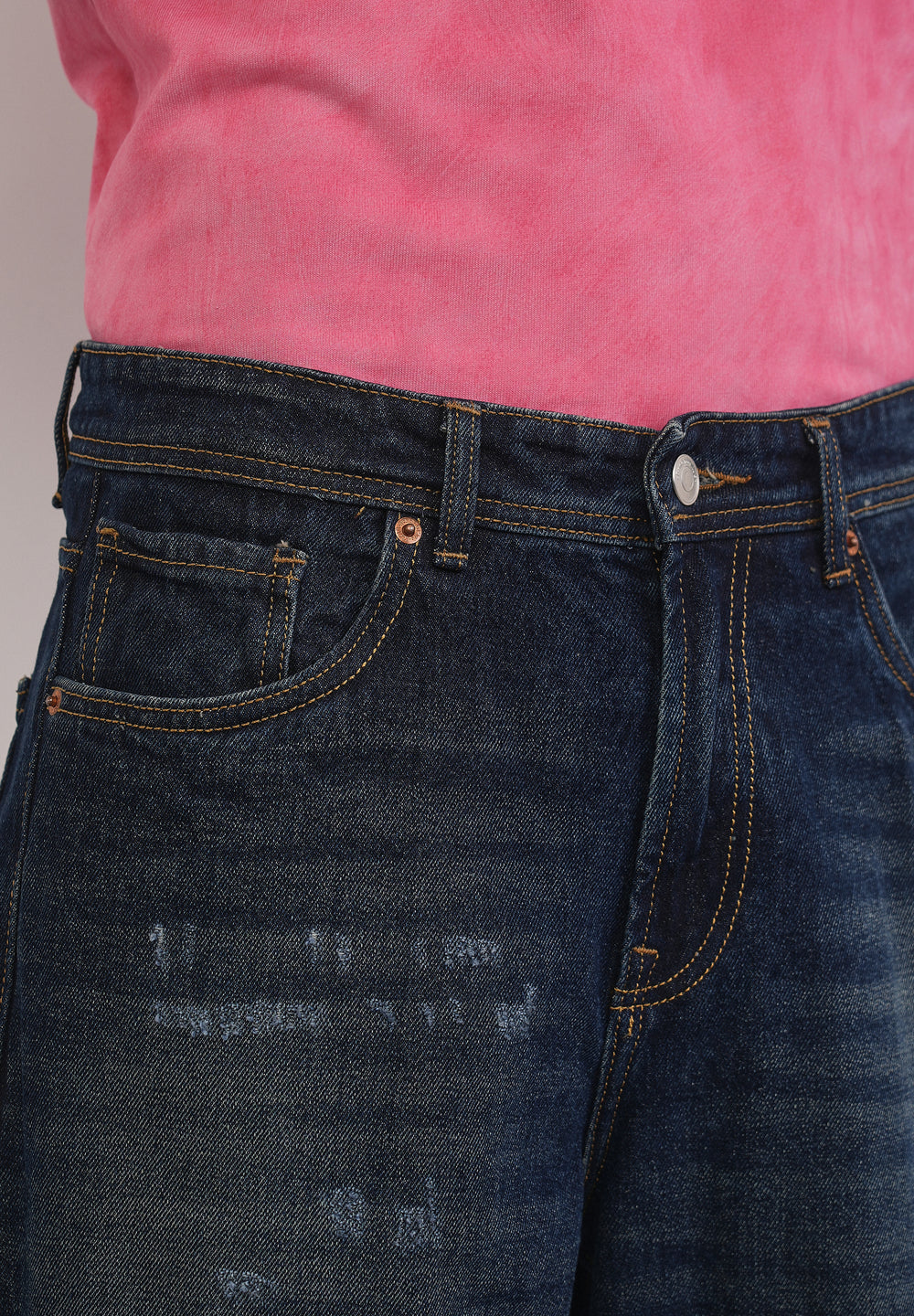 Baggy Fit Classic Dark Blue Jeans