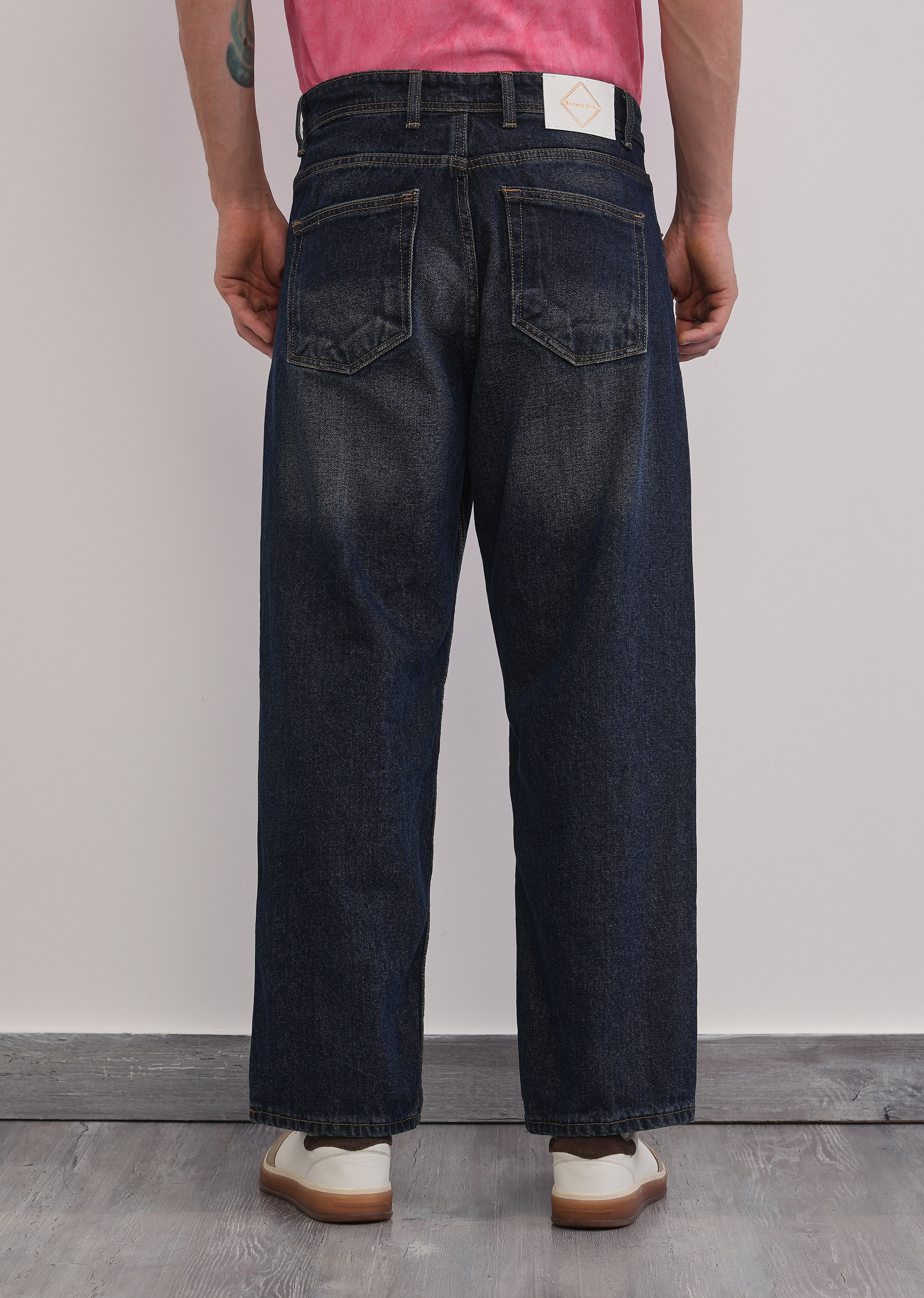 Baggy Fit Classic Dark Blue Jeans