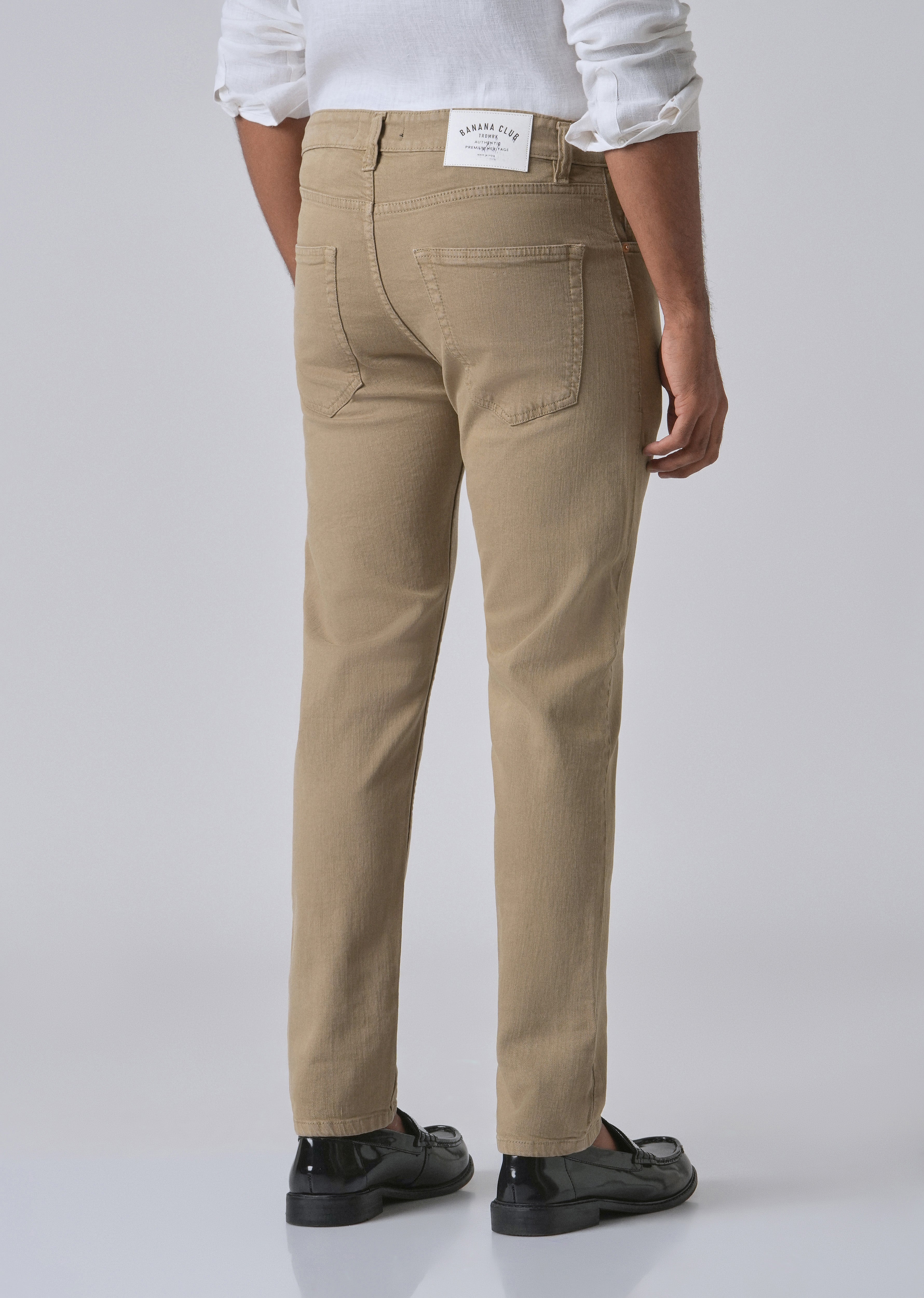 Barley Tan Ankle Slim Fit Jeans
