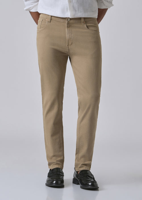 Barley Tan Ankle Slim Fit Jeans