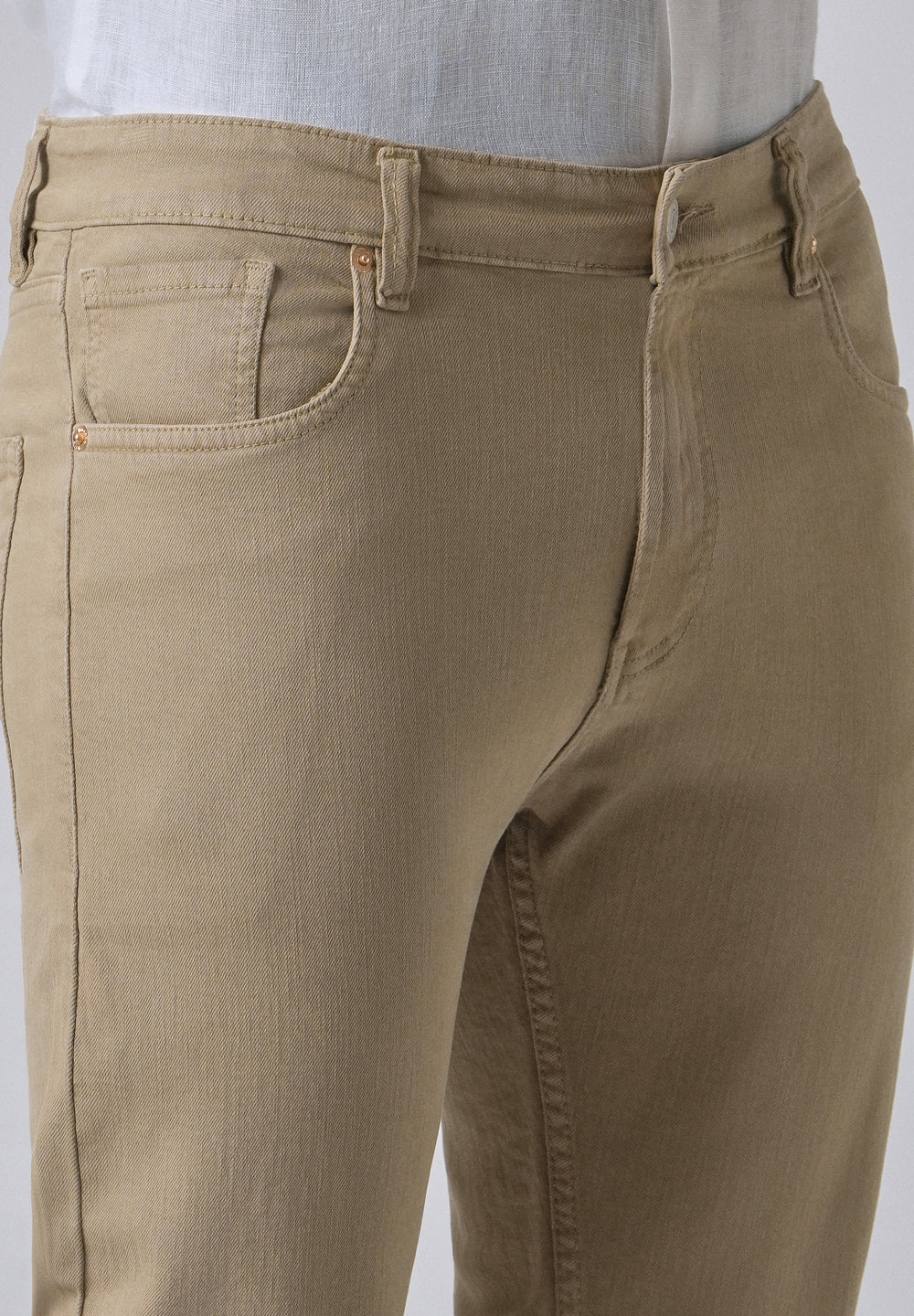Barley Tan Ankle Slim Fit Jeans