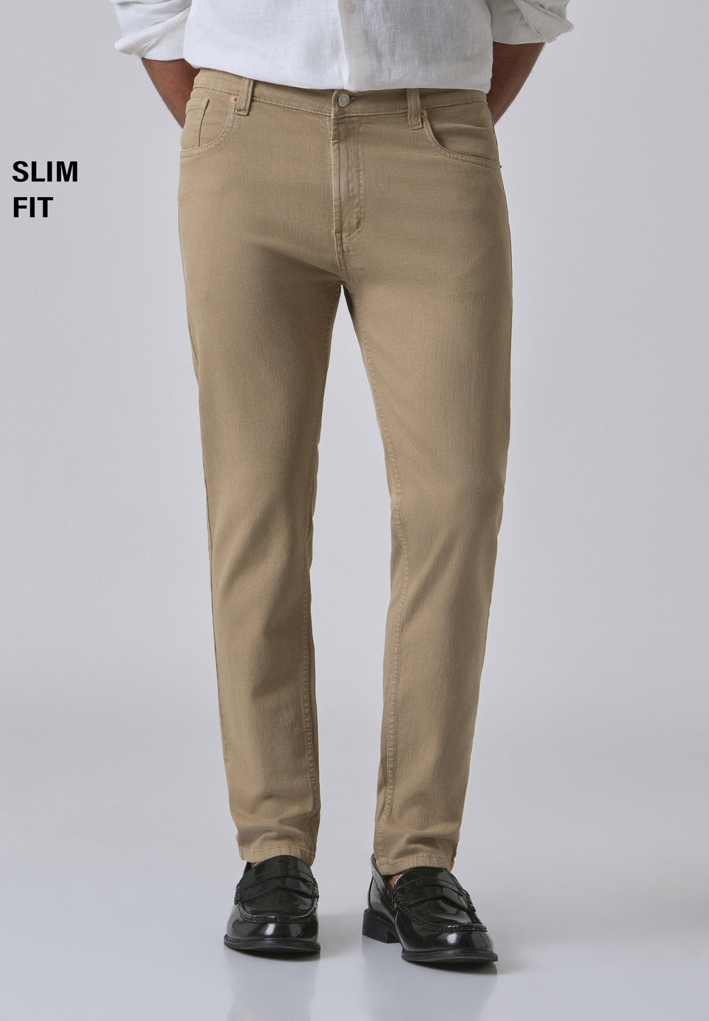 Barley Tan Ankle Slim Fit Jeans