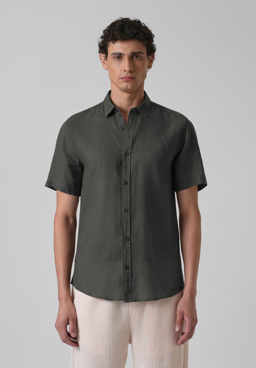 Batiste Gray Linen shirt
