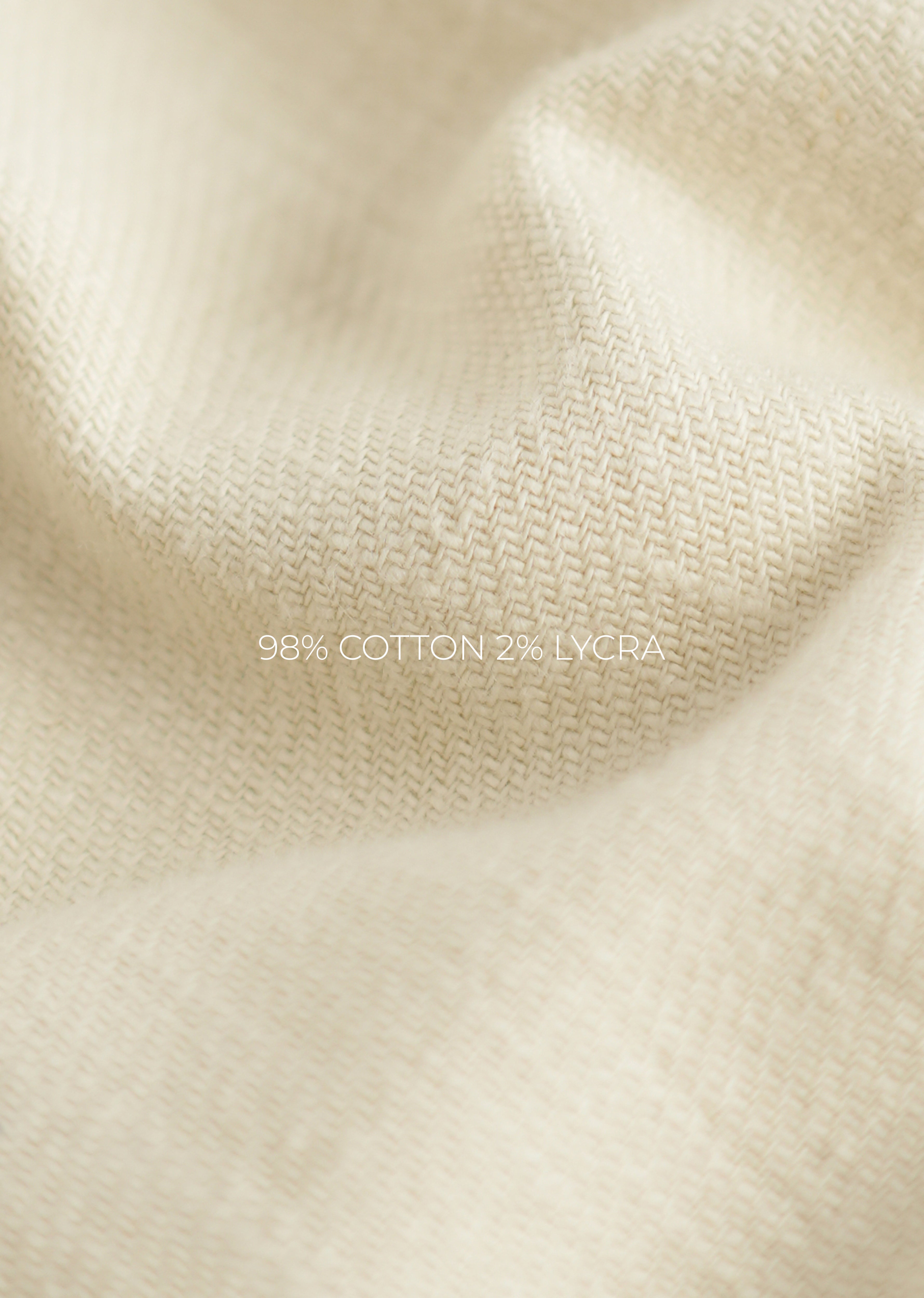 Beige Elasticated Relaxed Fit Cargo Pant