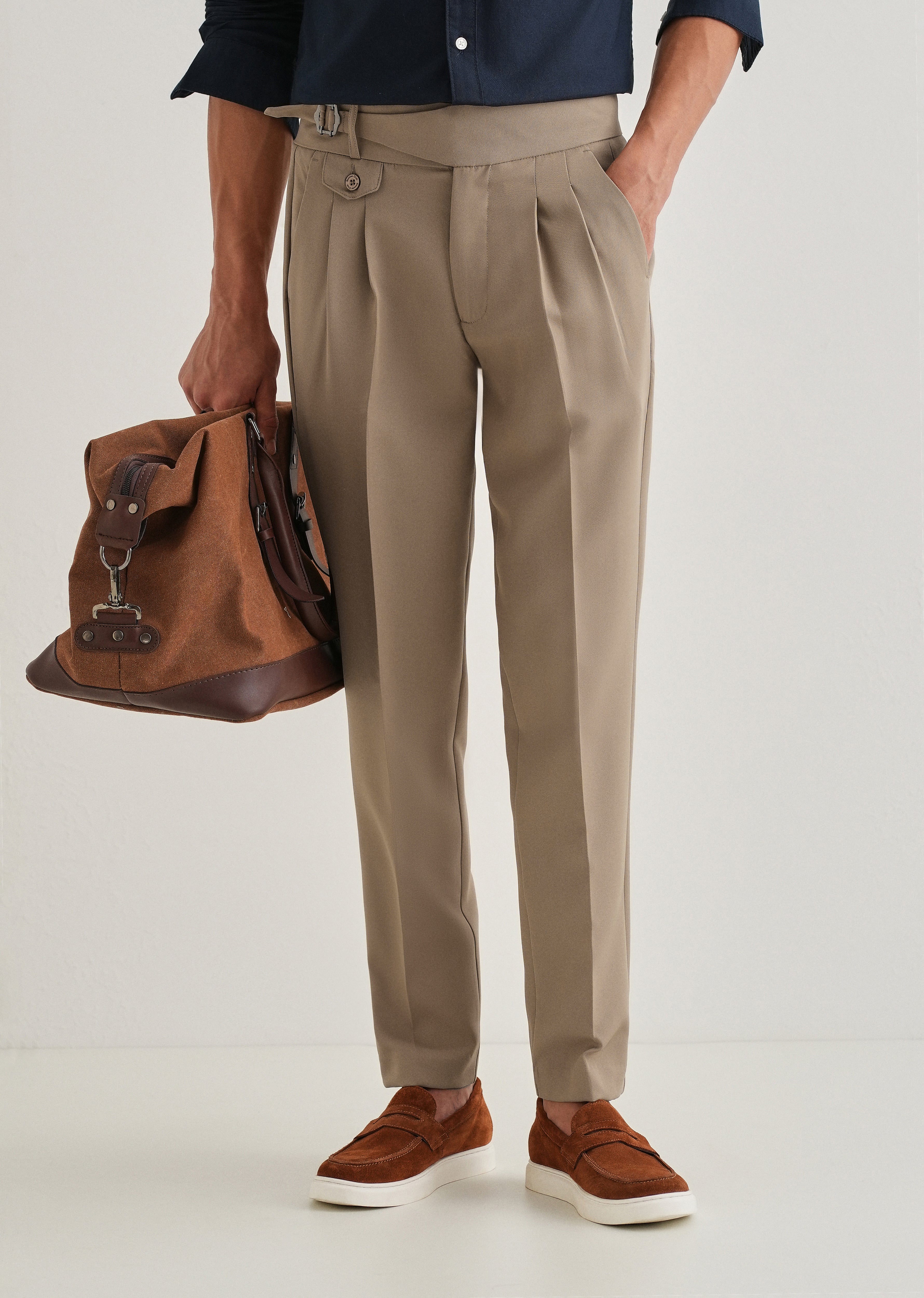 Beige Gurkha Pant