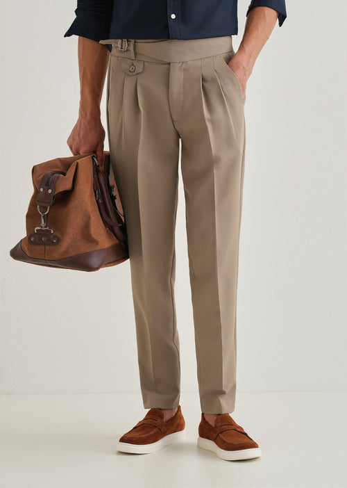 Beige Gurkha Pant