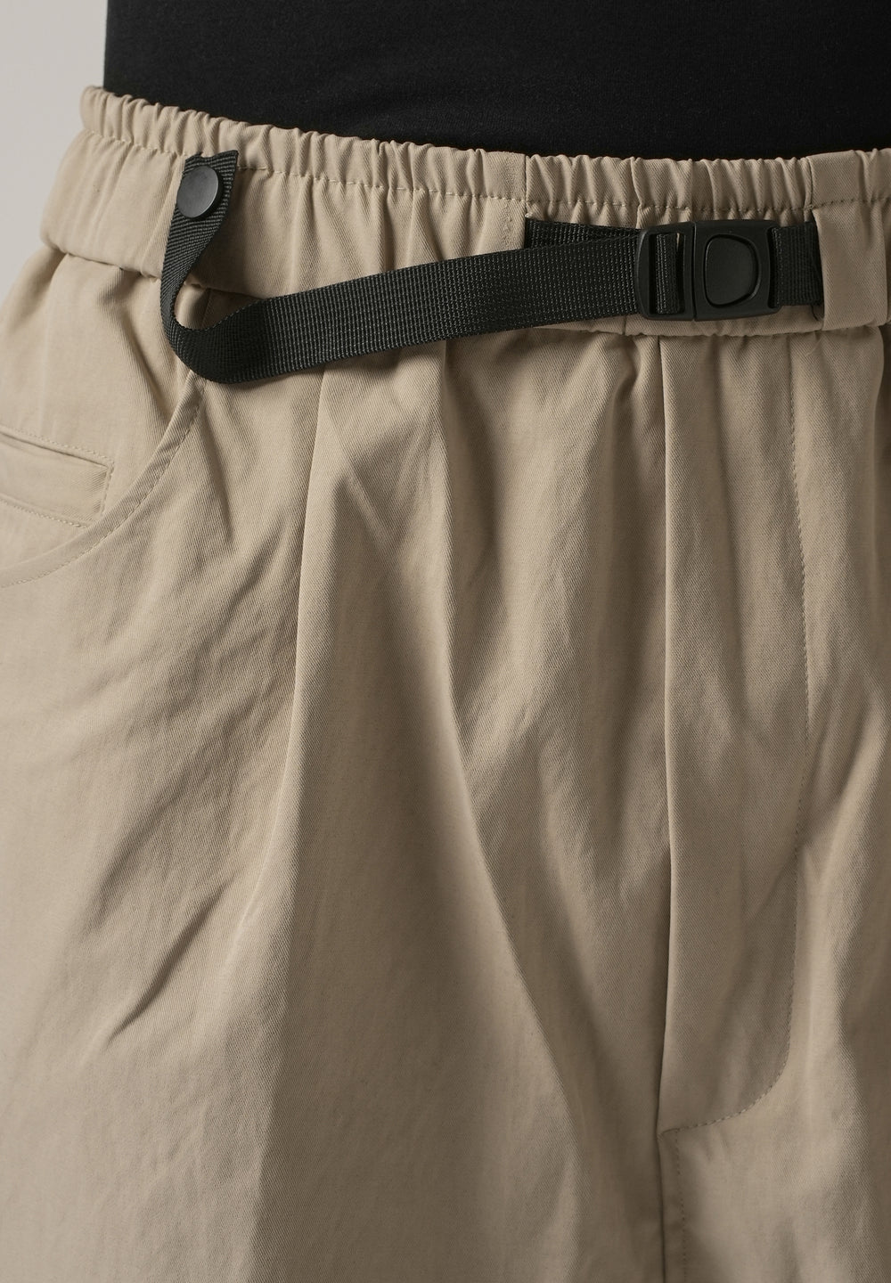 Beige Twill Relaxed Fit Pant