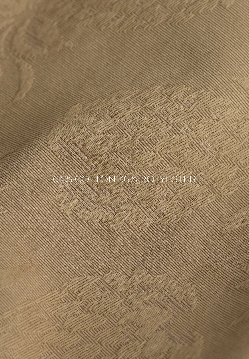 Beige Tropical Jacquard Shirt