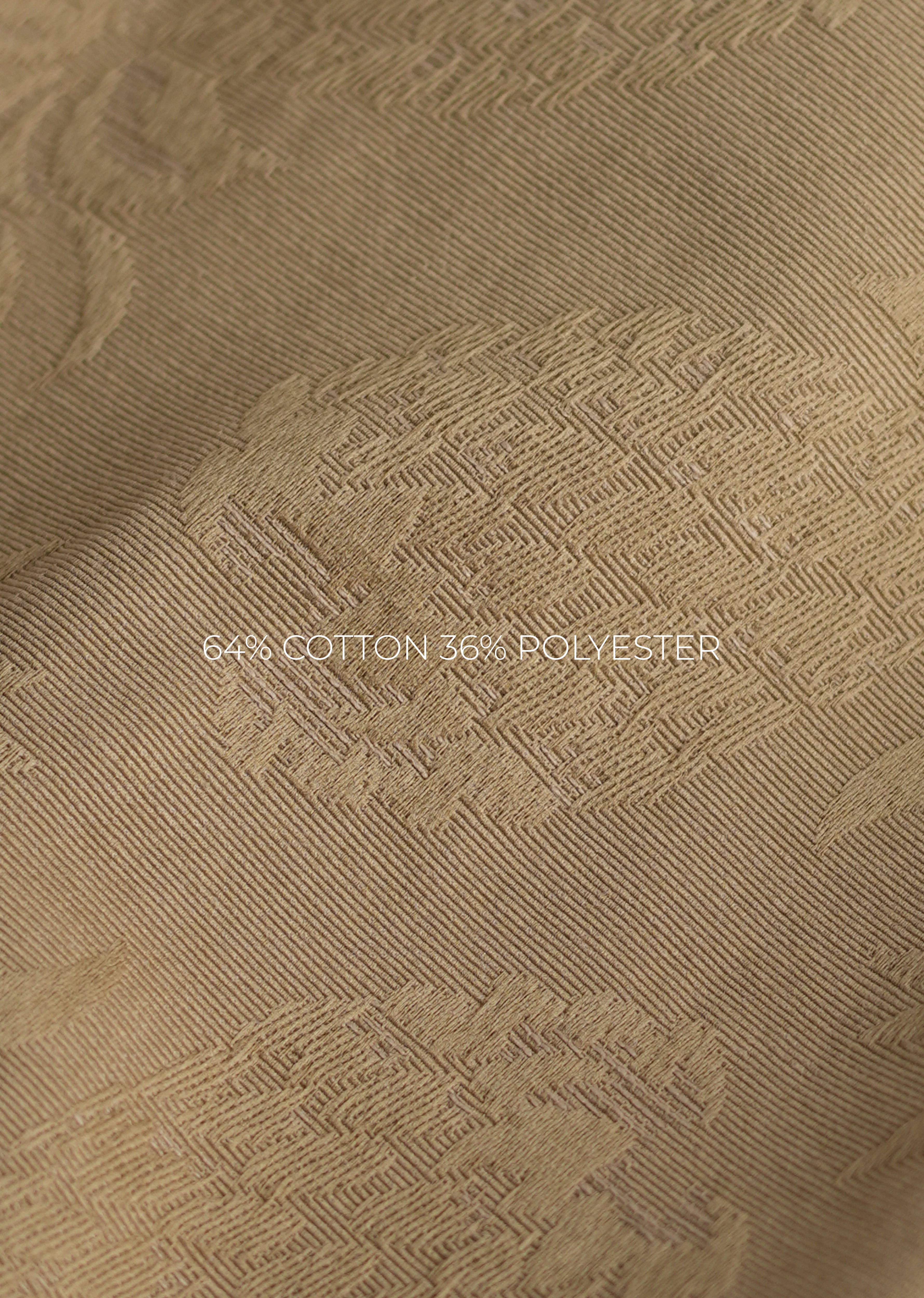 Beige Tropical Jacquard Shirt