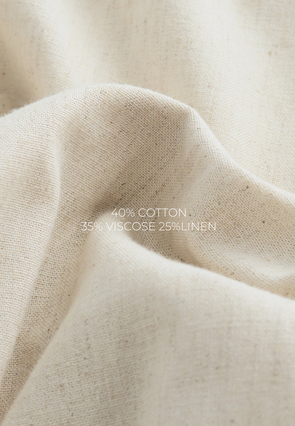 Beige Semi-Elasticated Relaxed Fit Trouser