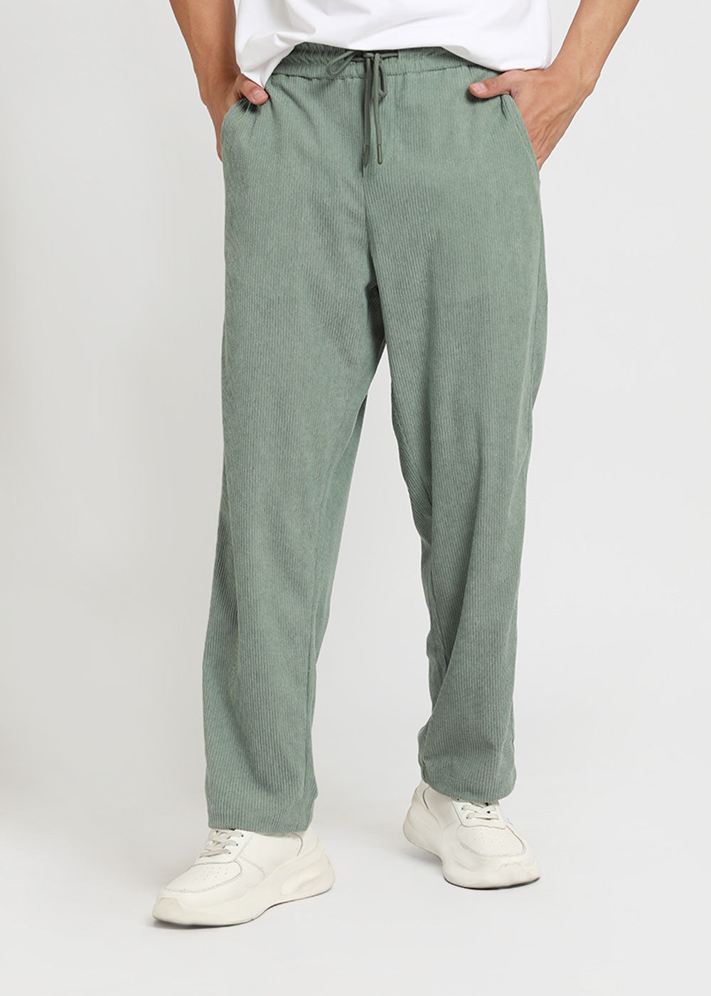 Beryl Green Corduroy Pants