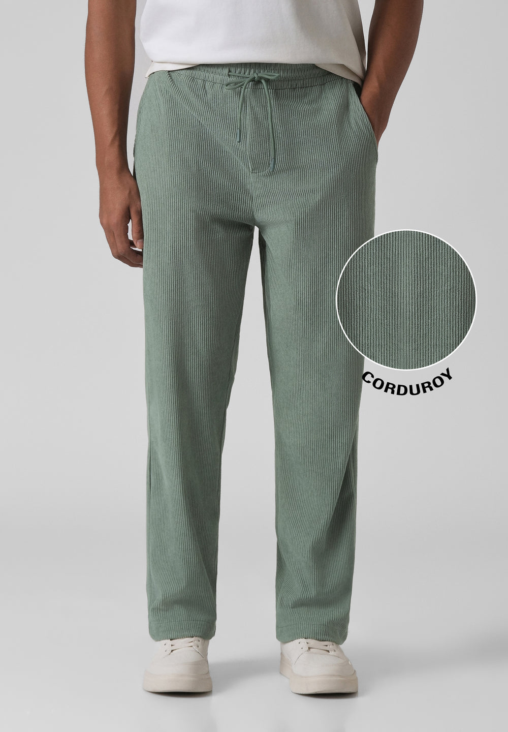 Beryl Green Corduroy Pants