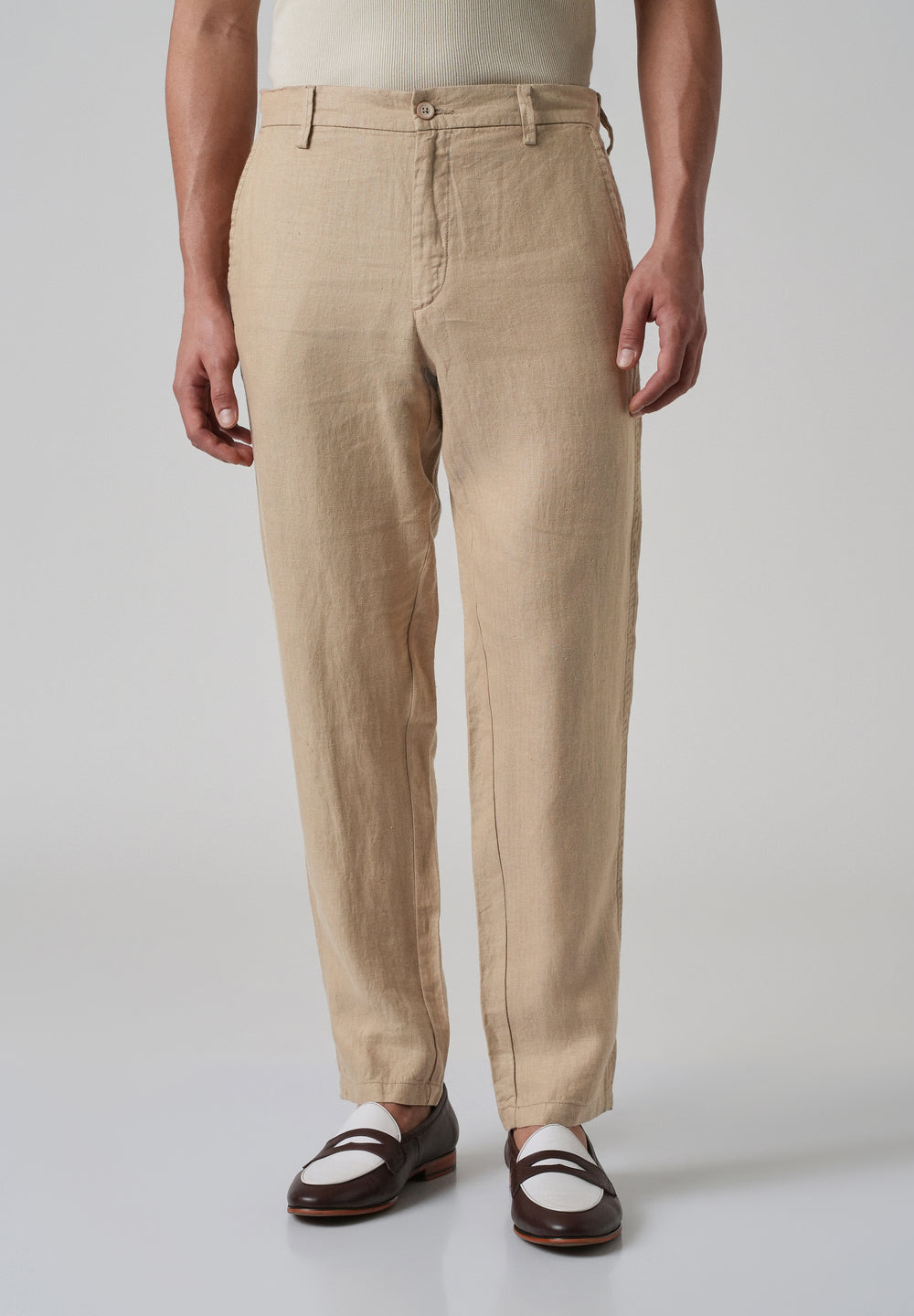 Bisque Cream Linen Pant