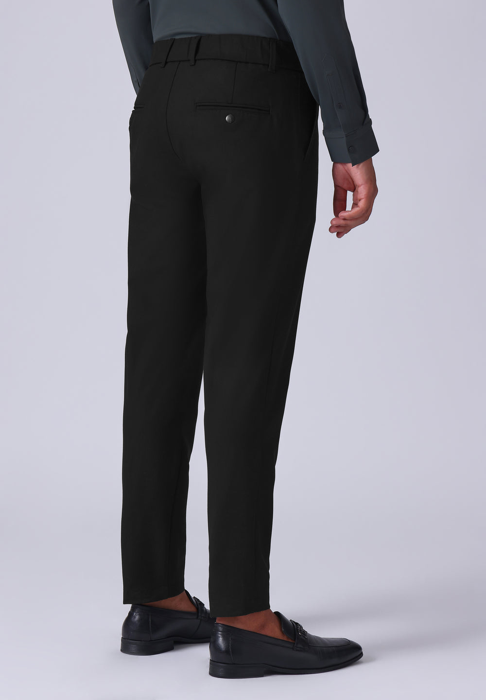 Black 8 Way Stretch Trousers